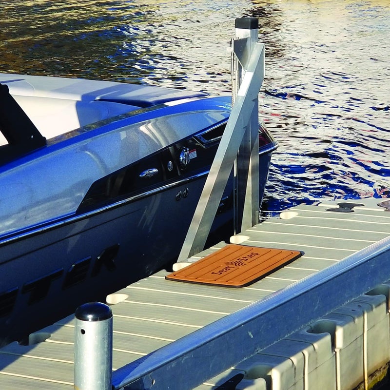 Tidal Wake Seat Step Non-Slip Marine Matâ€“ Protects Boat Seats & Upholstery from Rips, Dirt & Wear from Stepping on Seats-ideal for Cushions, Seat Covers, Vinyl Upholstery (Tan/Black) - Image 5